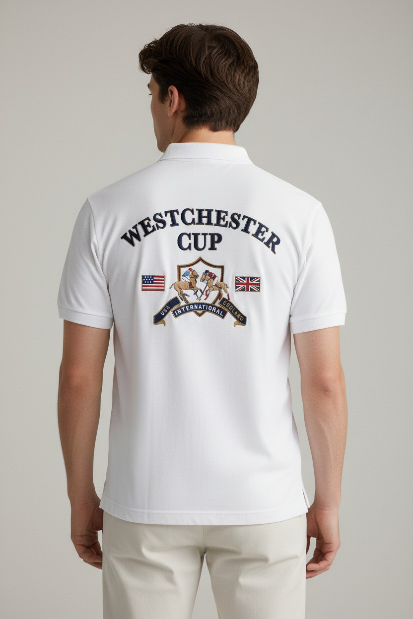 New Port Marina Brand Embroidered Polo Shirt