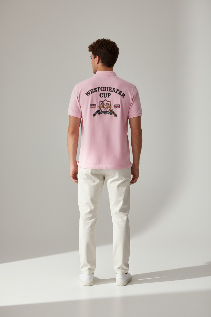 New Port Marina Brand Embroidered Polo Shirt