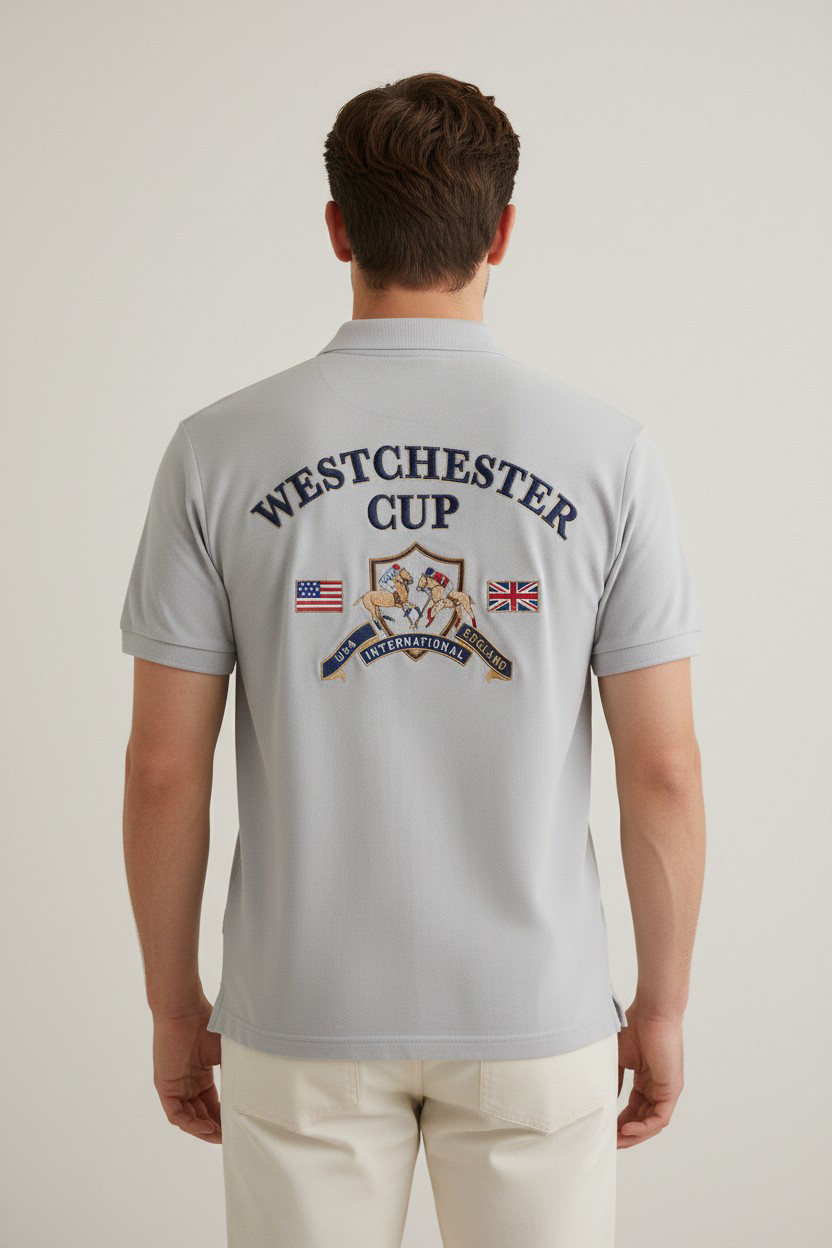 New Port Marina Brand Embroidered Polo Shirt