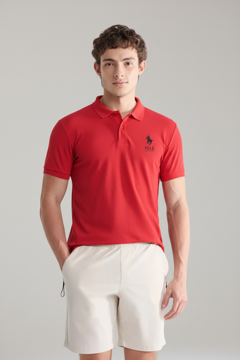 New Port Marina Brand Embroidered Polo Shirt