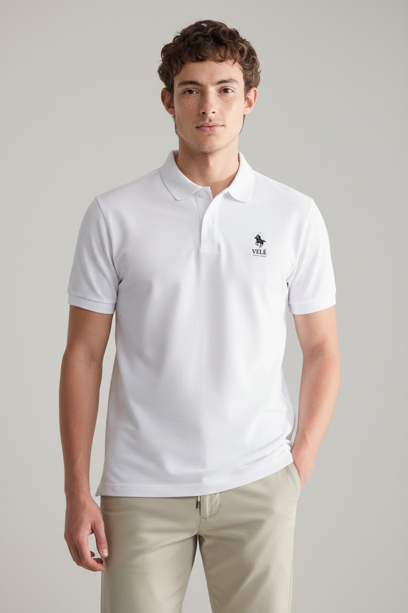 New Port Marina Brand Embroidered Polo Shirt