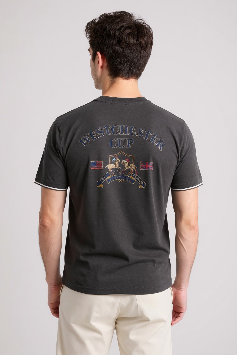 New Port Marina Brand Embroidered Polo Shirt