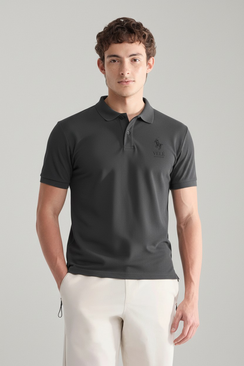 New Port Marina Brand Embroidered Polo Shirt