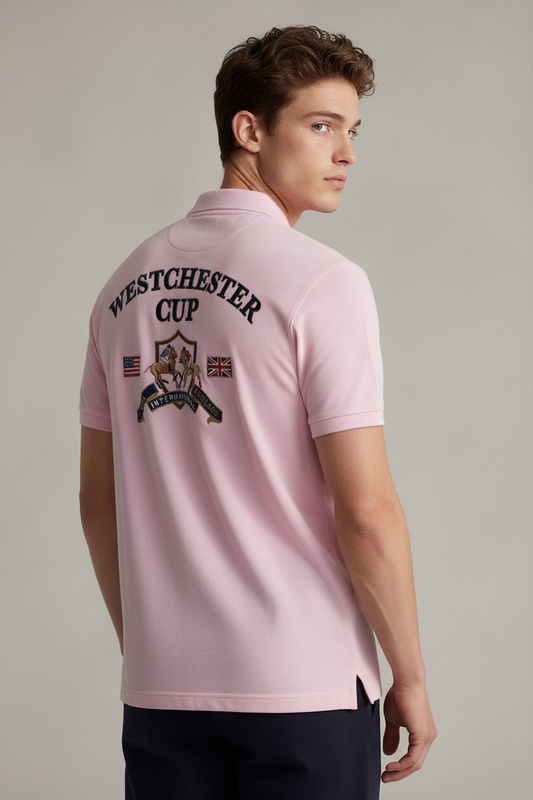 New Port Marina Brand Embroidered Polo Shirt